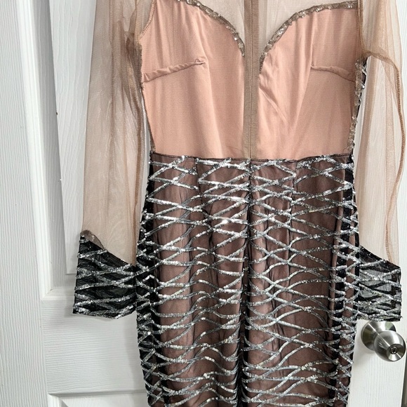 Fashion Nova sequence sheer dress - Picture 4 of 7